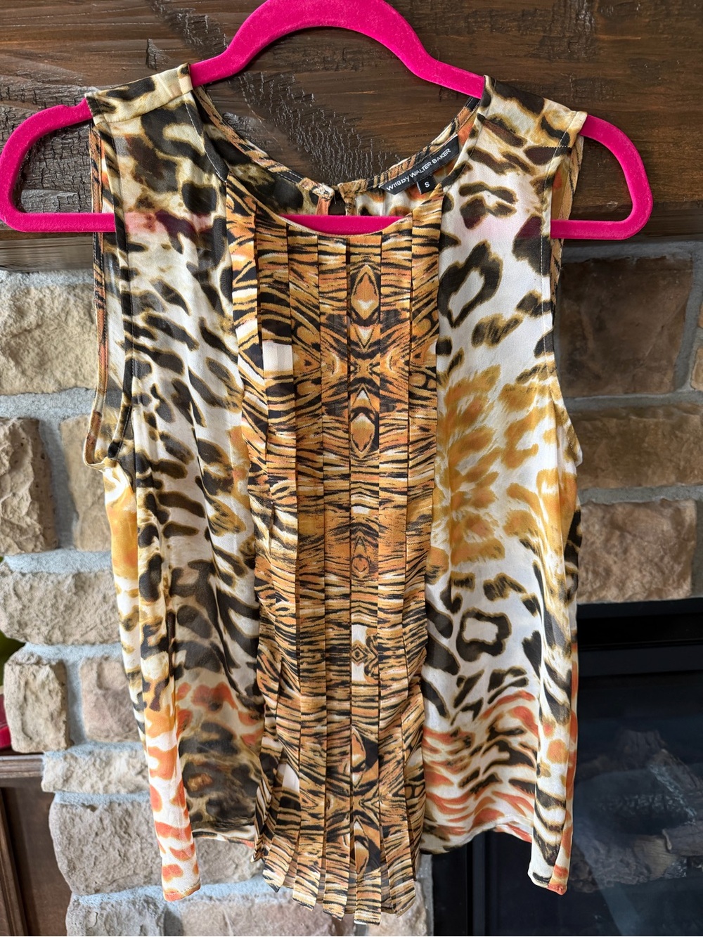 W118 by Walter Baker Animal Print Top